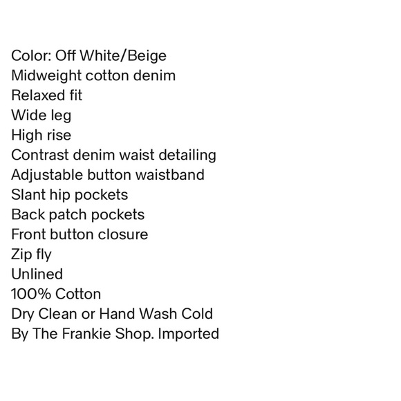 The Frankie Shop Hayla Contrast Denim - Picture 5 of 11